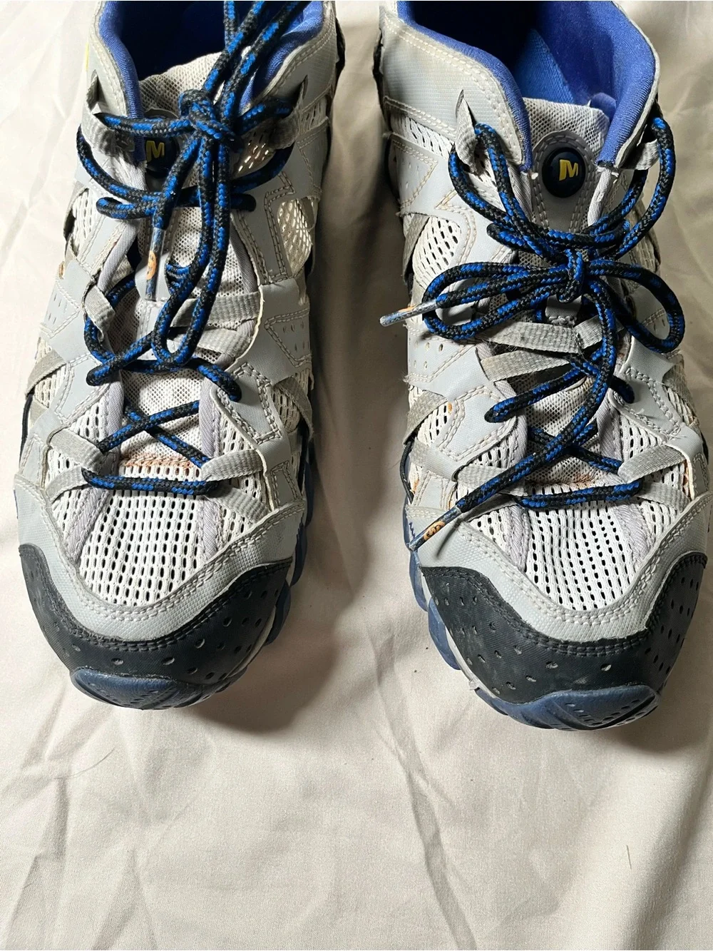 Merrell WaterPro Maipo Gray and Navy Men's Hiking Shoes